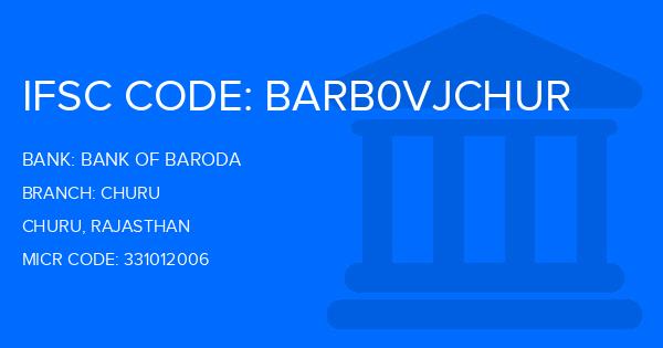 Bank Of Baroda (BOB) Churu Branch IFSC Code