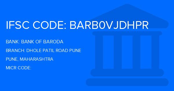 Bank Of Baroda (BOB) Dhole Patil Road Pune Branch IFSC Code