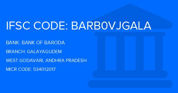 Bank Of Baroda (BOB) Galayagudem Branch IFSC Code