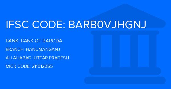 Bank Of Baroda (BOB) Hanumanganj Branch IFSC Code