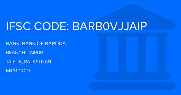 Bank Of Baroda (BOB) Jaipur Branch IFSC Code