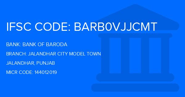 Bank Of Baroda (BOB) Jalandhar City Model Town Branch IFSC Code