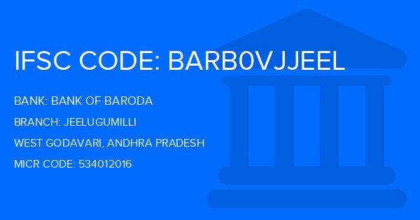 Bank Of Baroda (BOB) Jeelugumilli Branch IFSC Code