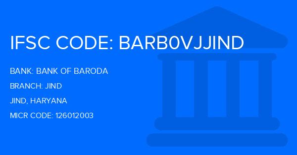 Bank Of Baroda (BOB) Jind Branch IFSC Code