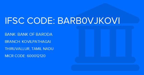 Bank Of Baroda (BOB) Kovilpathagai Branch IFSC Code