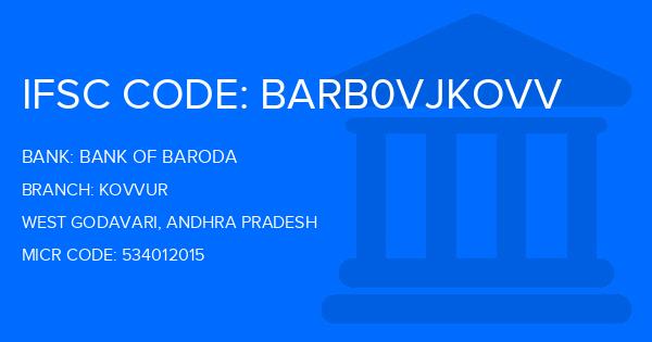 Bank Of Baroda (BOB) Kovvur Branch IFSC Code