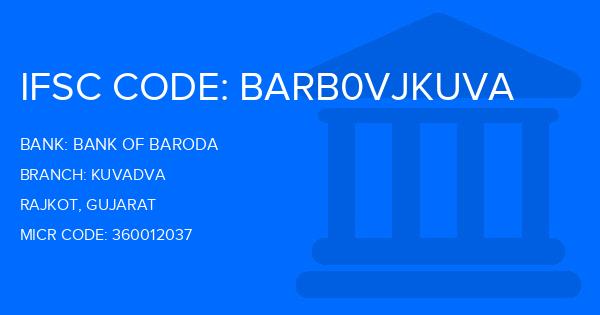 Bank Of Baroda (BOB) Kuvadva Branch IFSC Code