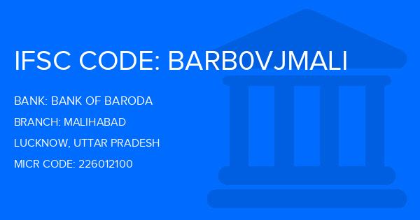 Bank Of Baroda (BOB) Malihabad Branch IFSC Code