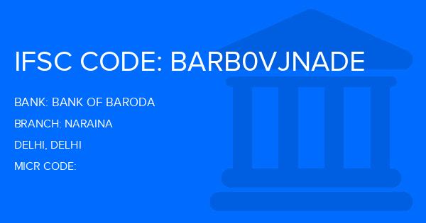 Bank Of Baroda (BOB) Naraina Branch IFSC Code