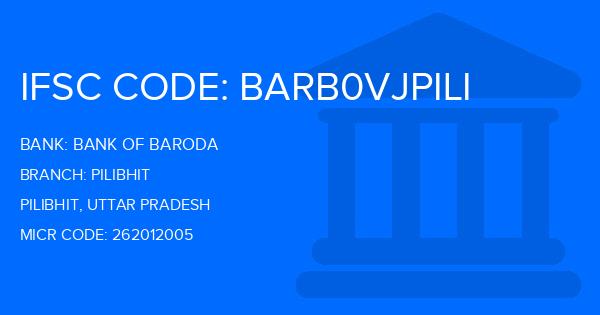Bank Of Baroda (BOB) Pilibhit Branch IFSC Code