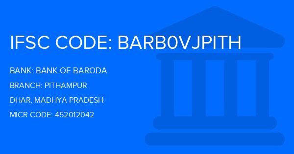 Bank Of Baroda (BOB) Pithampur Branch IFSC Code