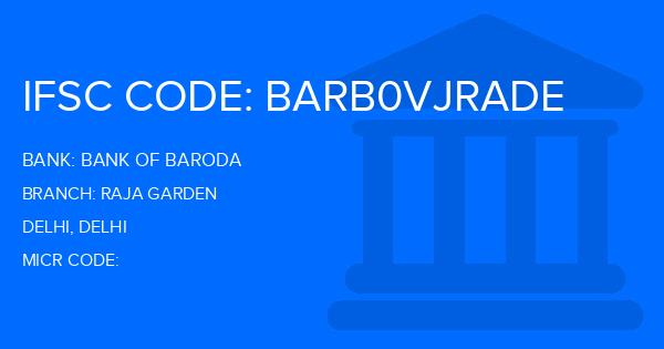 Bank Of Baroda (BOB) Raja Garden Branch IFSC Code