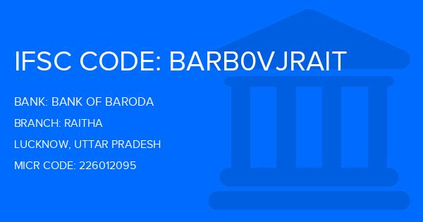 Bank Of Baroda (BOB) Raitha Branch IFSC Code