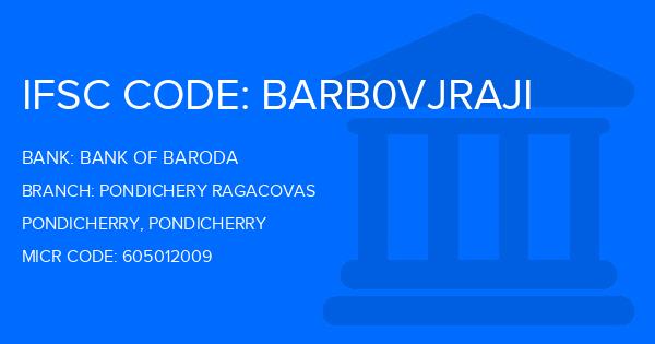 Bank Of Baroda (BOB) Pondichery Ragacovas Branch IFSC Code