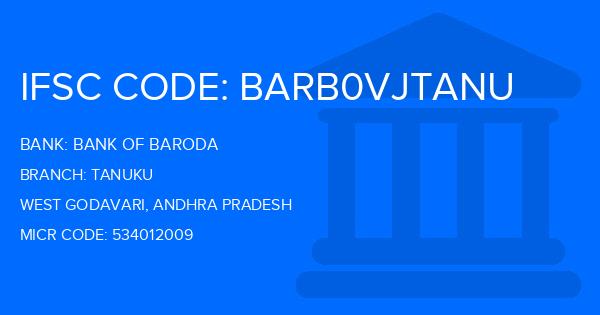 Bank Of Baroda (BOB) Tanuku Branch IFSC Code