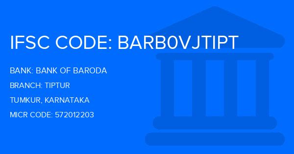 Bank Of Baroda (BOB) Tiptur Branch IFSC Code