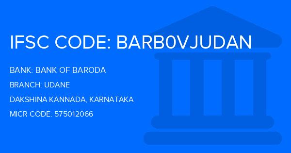 Bank Of Baroda (BOB) Udane Branch IFSC Code