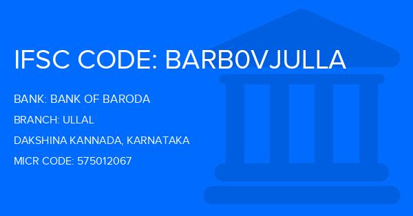 Bank Of Baroda (BOB) Ullal Branch IFSC Code