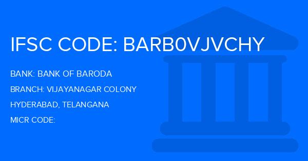 Bank Of Baroda (BOB) Vijayanagar Colony Branch IFSC Code