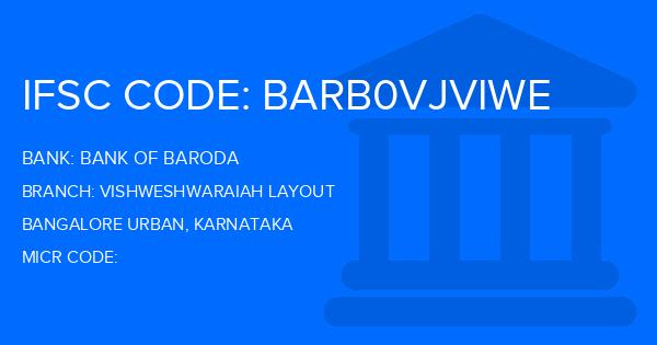 Bank Of Baroda (BOB) Vishweshwaraiah Layout Branch IFSC Code