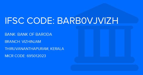 Bank Of Baroda (BOB) Vizhinjam Branch IFSC Code