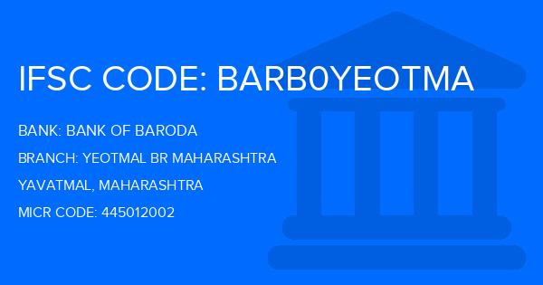Bank Of Baroda (BOB) Yeotmal Br Maharashtra Branch IFSC Code