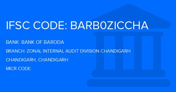 Bank Of Baroda (BOB) Zonal Internal Audit Division Chandigarh Branch IFSC Code