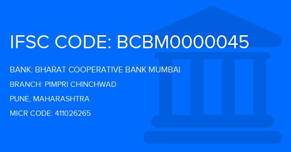 Bharat Cooperative Bank Mumbai Pimpri Chinchwad Branch IFSC Code