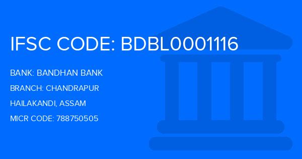 Bandhan Bank Chandrapur Branch IFSC Code