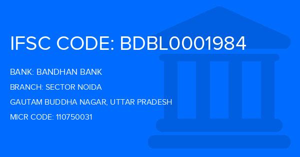 Bandhan Bank Sector Noida Branch IFSC Code