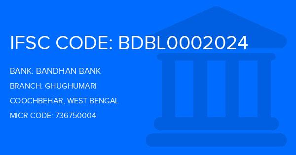 Bandhan Bank Ghughumari Branch IFSC Code