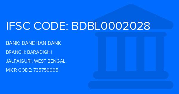 Bandhan Bank Baradighi Branch IFSC Code