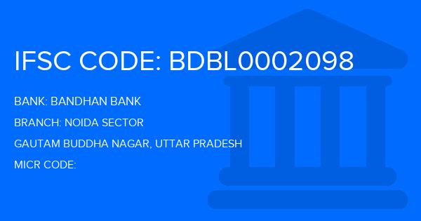 Bandhan Bank Noida Sector Branch IFSC Code