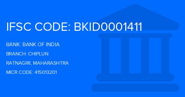 Bank Of India (BOI) Chiplun Branch IFSC Code