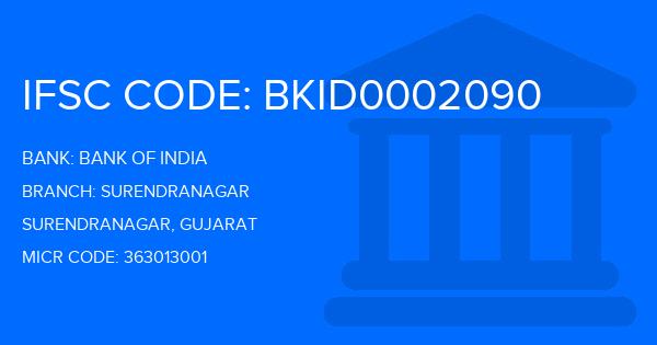 Bank Of India (BOI) Surendranagar Branch IFSC Code