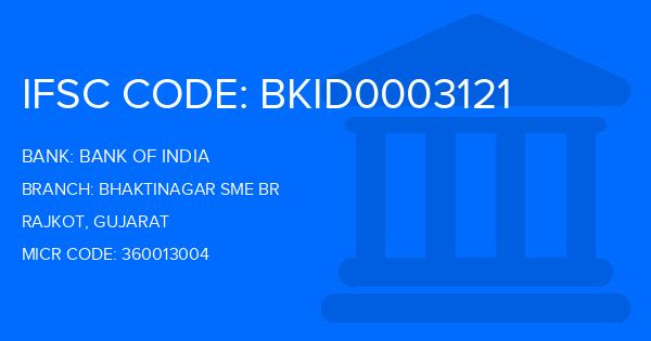 Bank Of India (BOI) Bhaktinagar Sme Br Branch IFSC Code