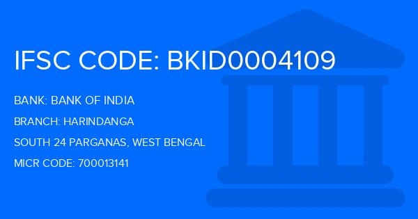 Bank Of India (BOI) Harindanga Branch IFSC Code