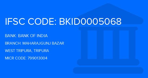 Bank Of India (BOI) Maharajgunj Bazar Branch IFSC Code