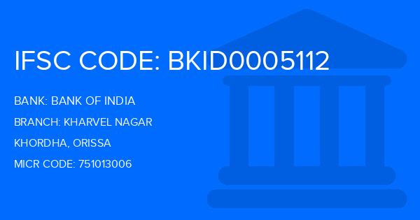 Bank Of India (BOI) Kharvel Nagar Branch IFSC Code