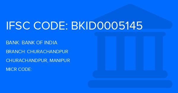 Bank Of India (BOI) Churachandpur Branch IFSC Code