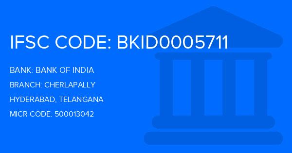Bank Of India (BOI) Cherlapally Branch IFSC Code