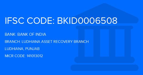 Bank Of India (BOI) Ludhiana Asset Recovery Branch