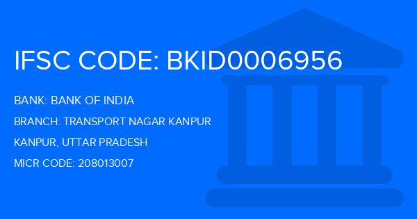 Bank Of India (BOI) Transport Nagar Kanpur Branch IFSC Code