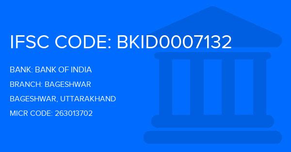 Bank Of India (BOI) Bageshwar Branch IFSC Code