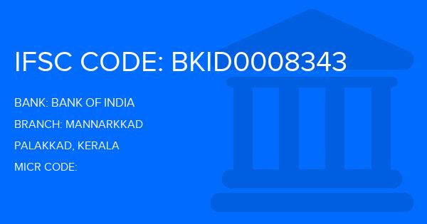Bank Of India (BOI) Mannarkkad Branch IFSC Code