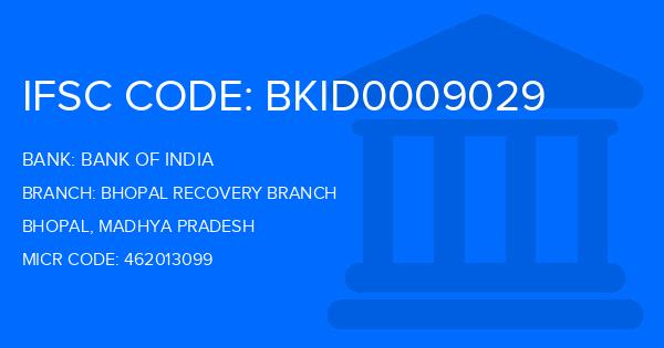 Bank Of India (BOI) Bhopal Recovery Branch