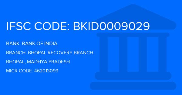 Bank Of India (BOI) Bhopal Recovery Branch