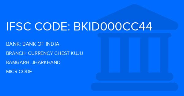 Bank Of India (BOI) Currency Chest Kuju Branch IFSC Code