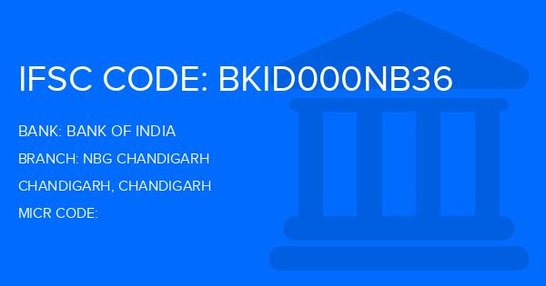 Bank Of India (BOI) Nbg Chandigarh Branch IFSC Code