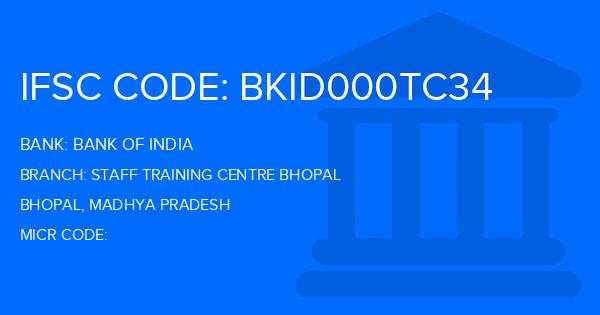 Bank Of India (BOI) Staff Training Centre Bhopal Branch IFSC Code